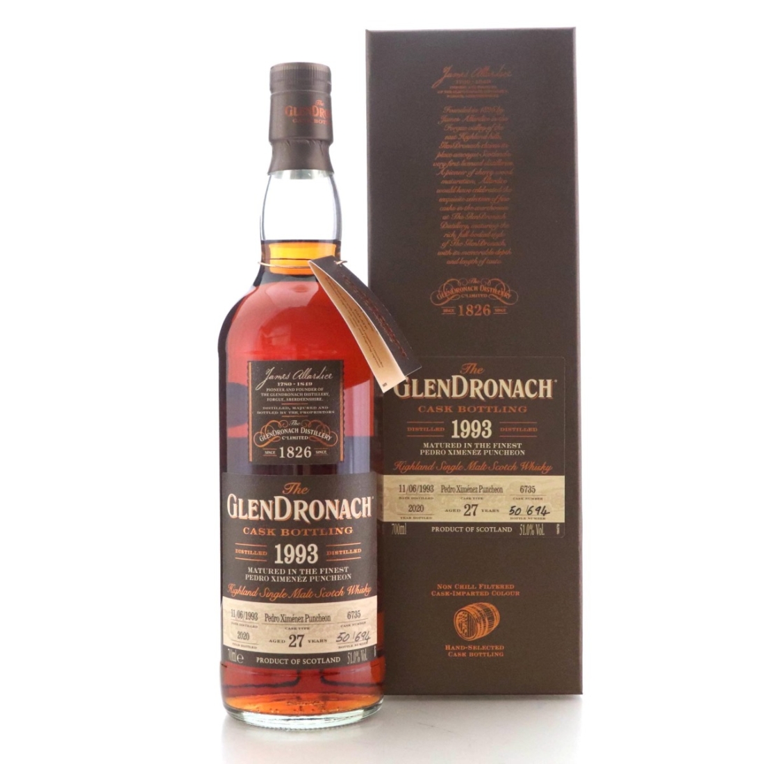Image for Glendronach 1993 Cask Bottling 27 Year Old