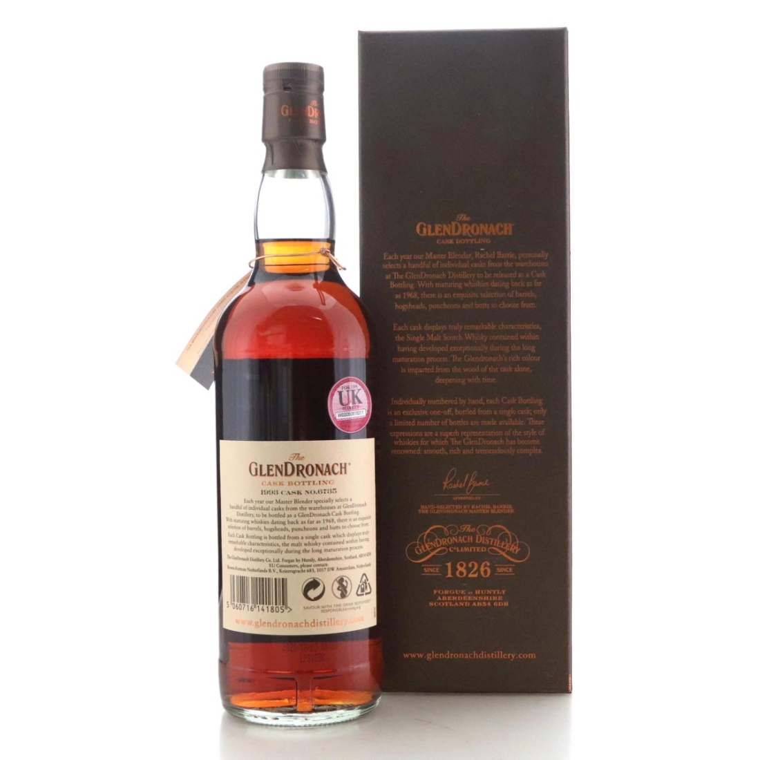 Image for Glendronach 1993 Cask Bottling 27 Year Old