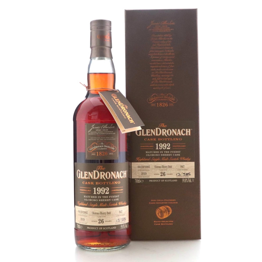 Image for Glendronach 1992 Cask Bottling 26 Year Old