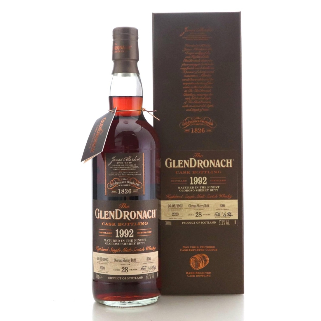 Image for Glendronach 1992 Cask Bottling 28 Year Old