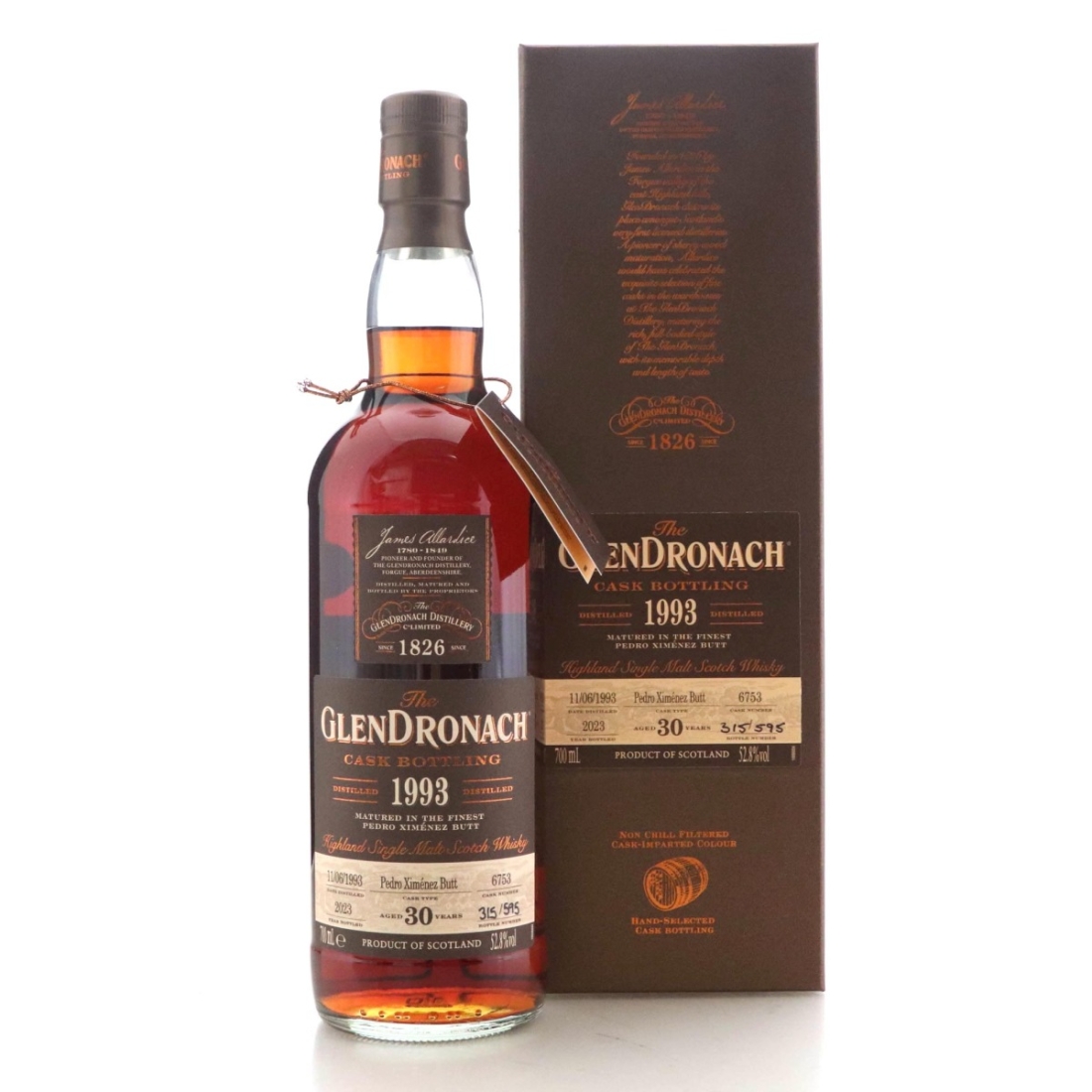 Image for Glendronach 1993 Cask Bottling 30 Year Old