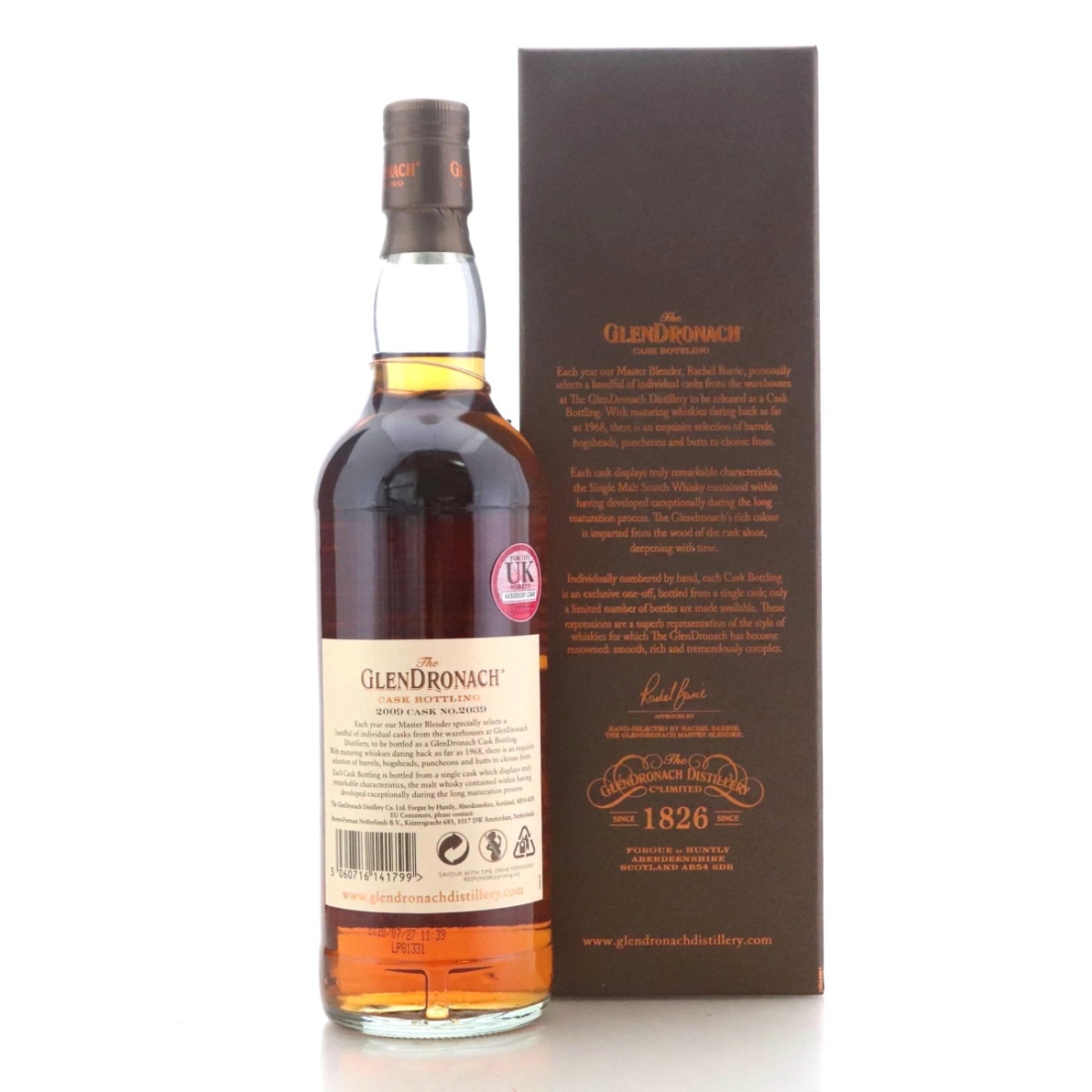 Image for Glendronach 2009 Single Cask 11 Year Old #2039