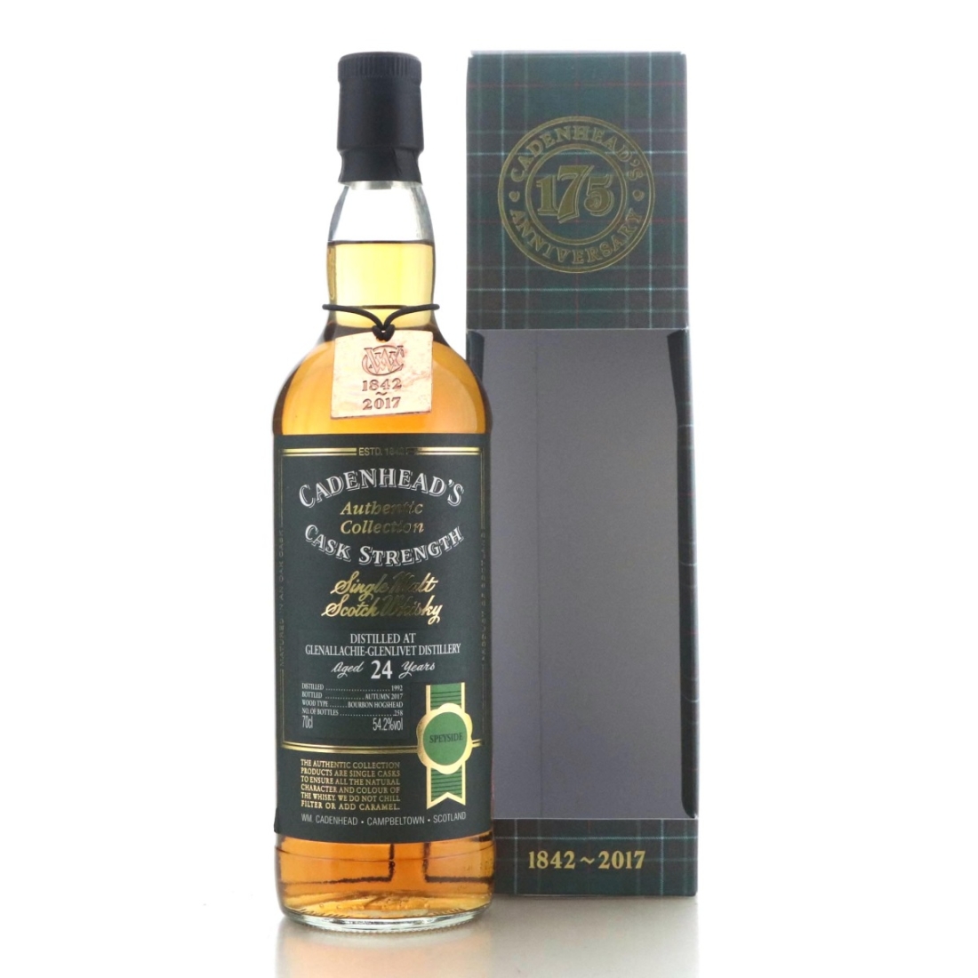 Image for Glenallachie 1992 Cadenhead's 24 Year Old