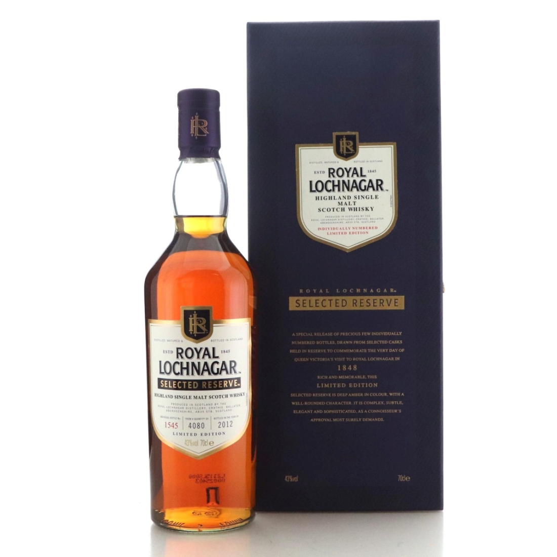 Image for Royal Lochnagar Selected Reserve 2012