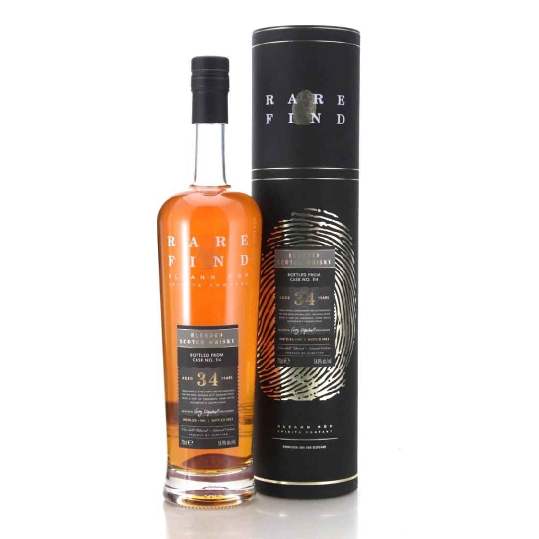 Rare Find Blended Scotch Whisky 1989 34 Year Old whisky bottle