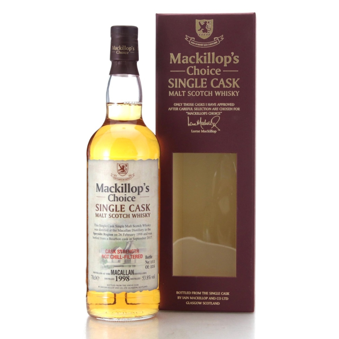 Image for Macallan 1998 Mackillop's Choice