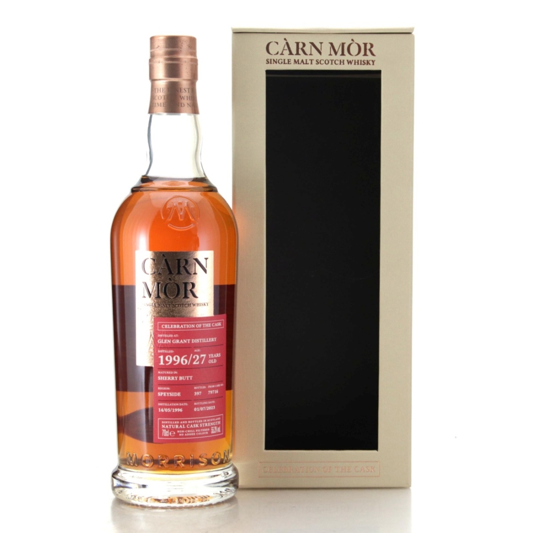 Image for Glen Grant 1996 Càrn Mòr 27 Year Old Celebration of the Cask