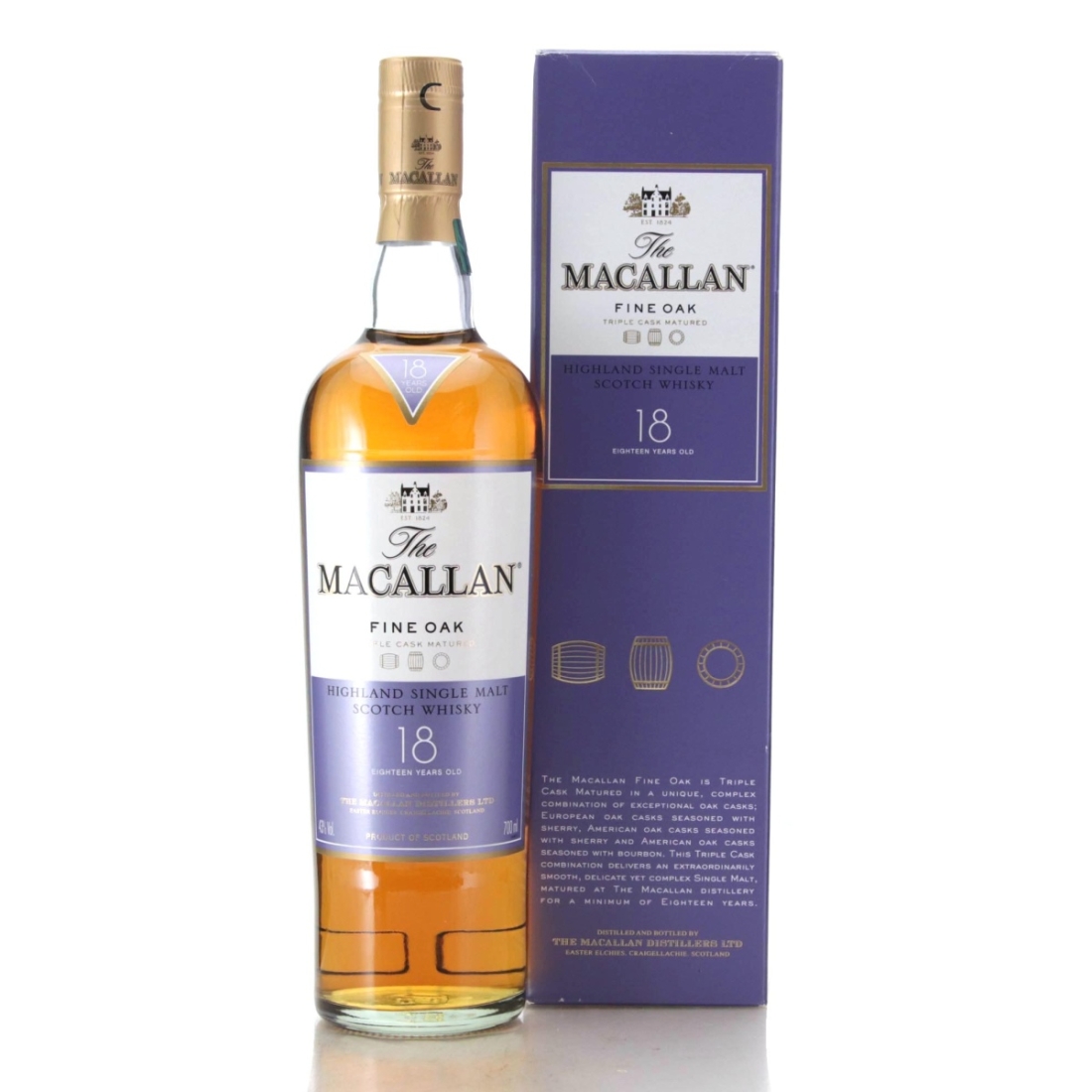 Image for Macallan Fine Oak 18 Year Old