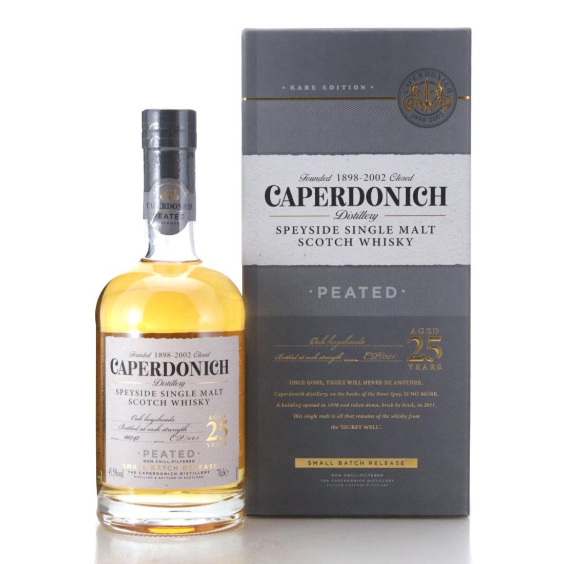 Caperdonich 25 Year Old Peated Batch NoCP001