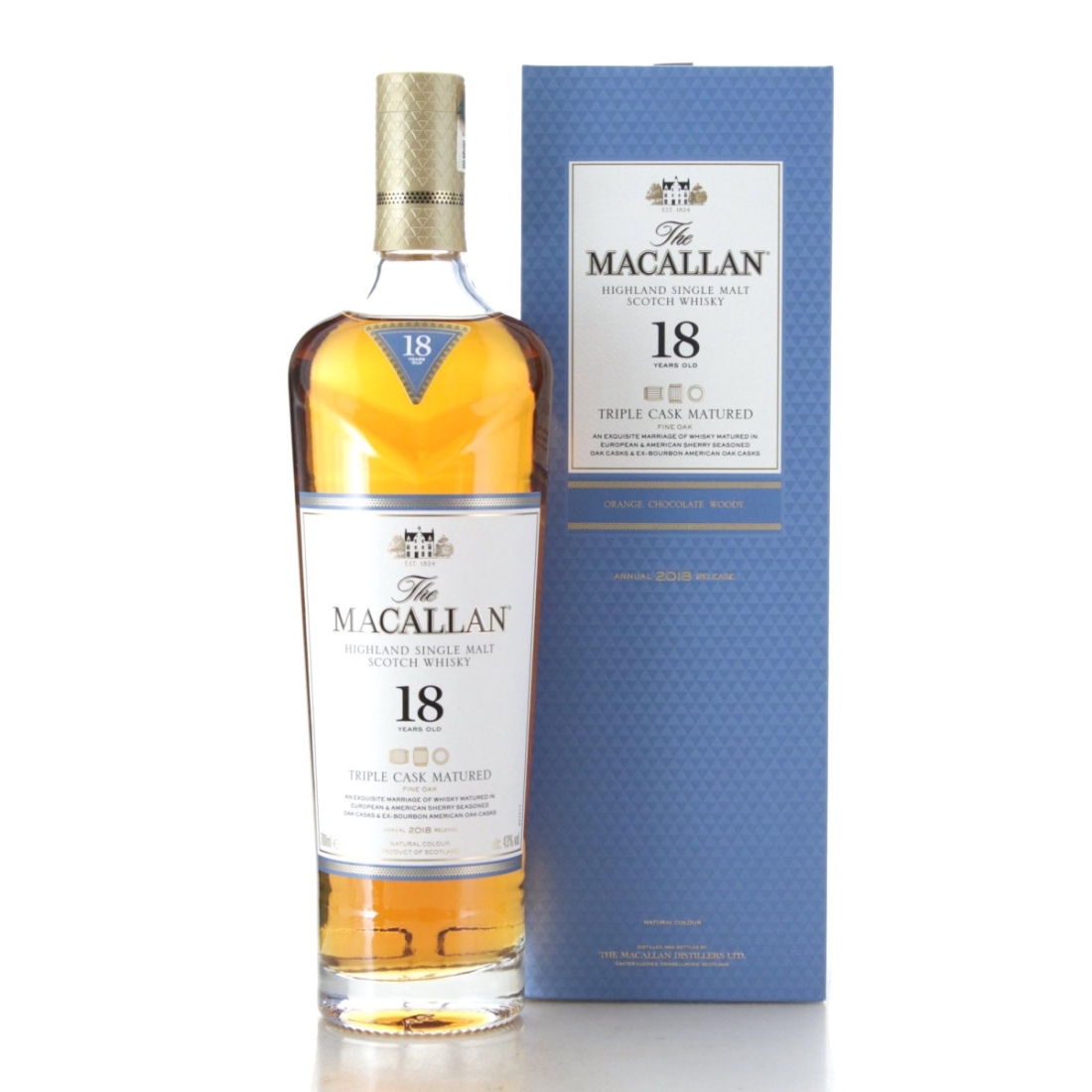 Image for Macallan 18 Year Old Triple Cask Matured Annual 2018 Release