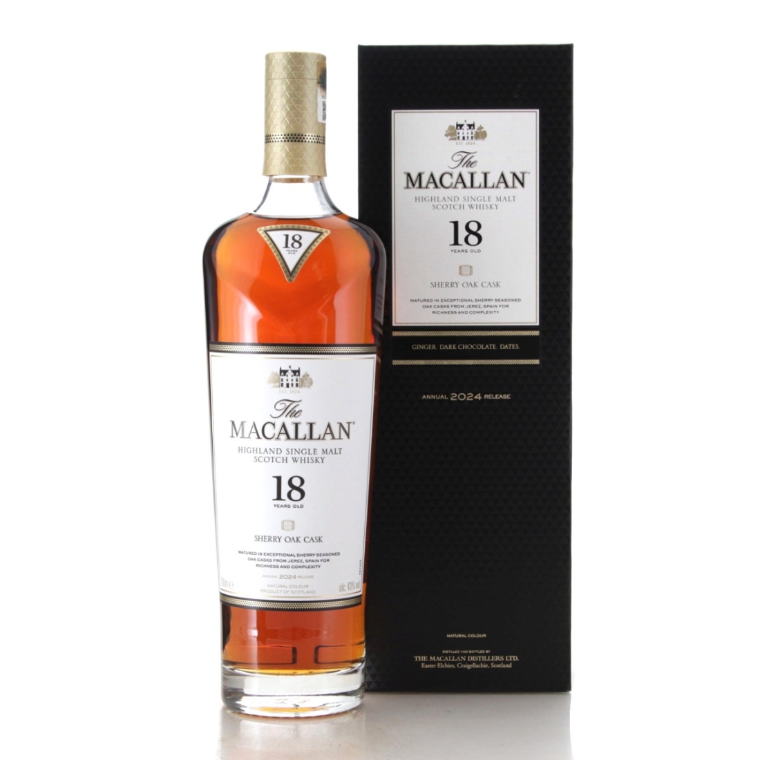 Image for Macallan 18 Year Old Sherry Oak Cask Annual 2024 Release
