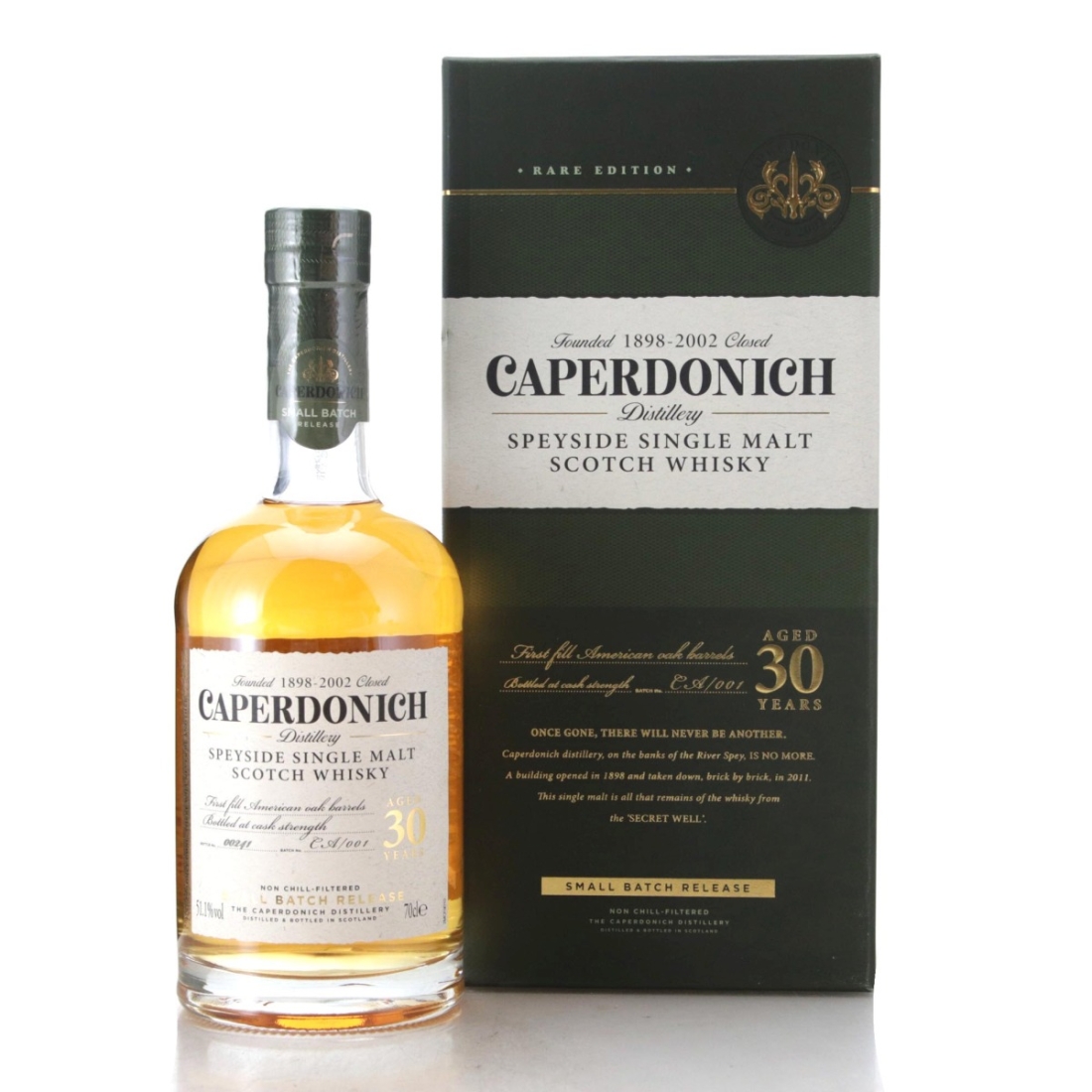 Image for Caperdonich 30 Year Old Batch No.CA/001