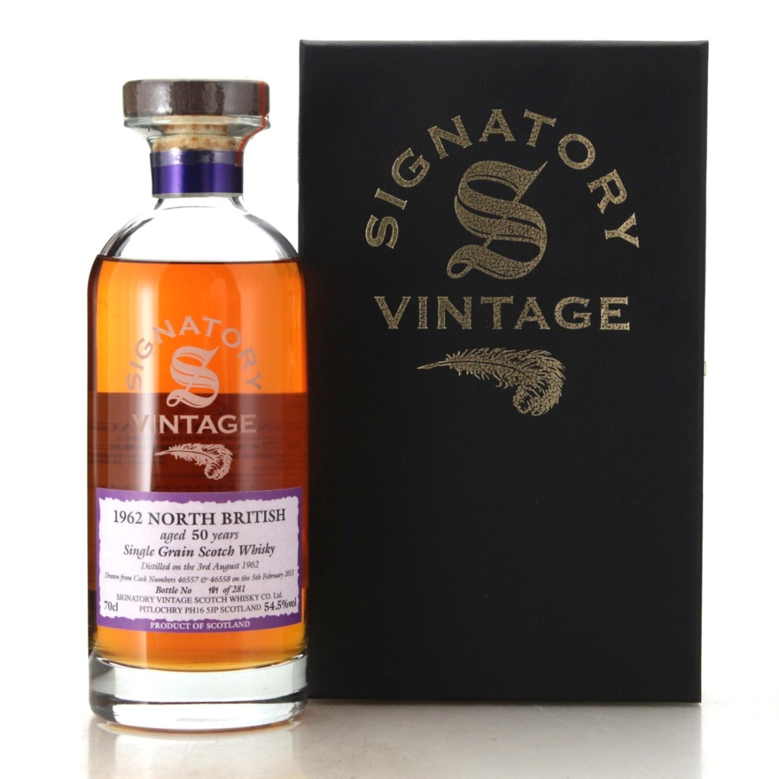 Image for North British 1962 Signatory Vintage 50 Year Old Cask Strength