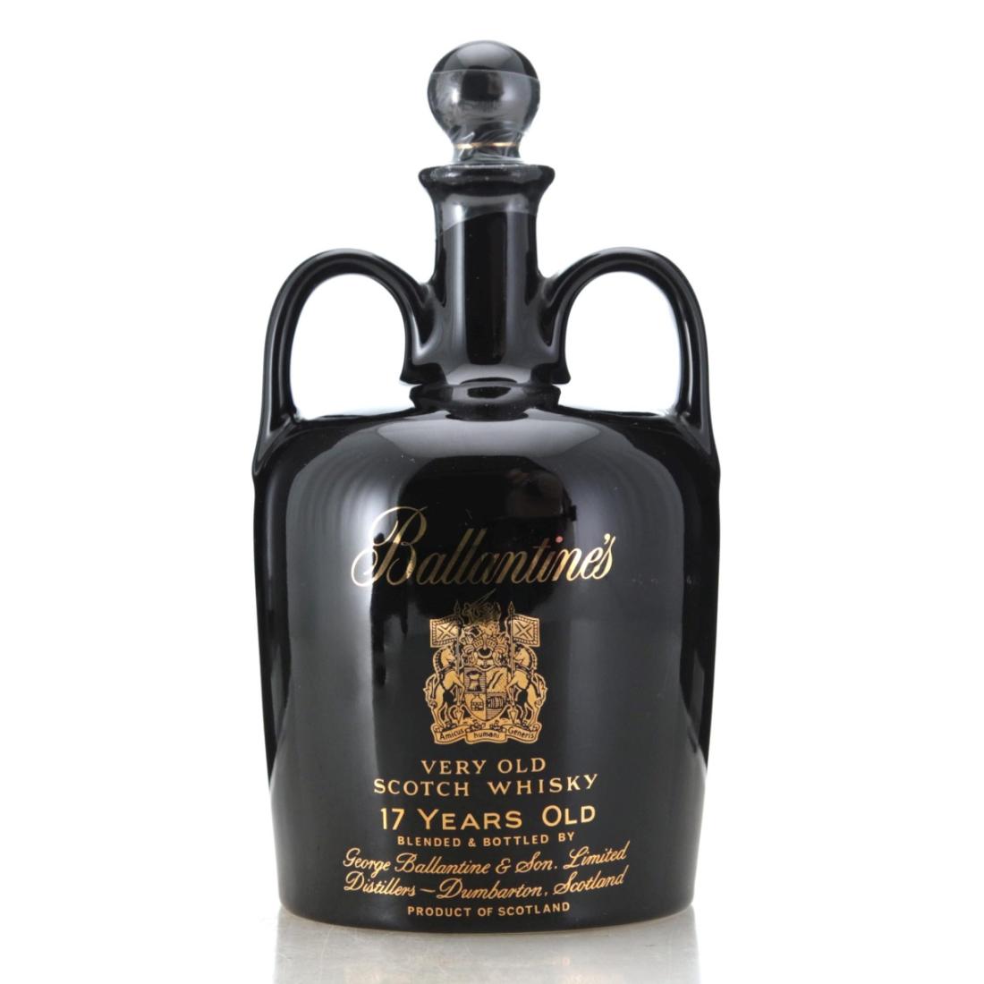 Ballantines 17 Year Old Scotch Whisky Ceramic Decanter