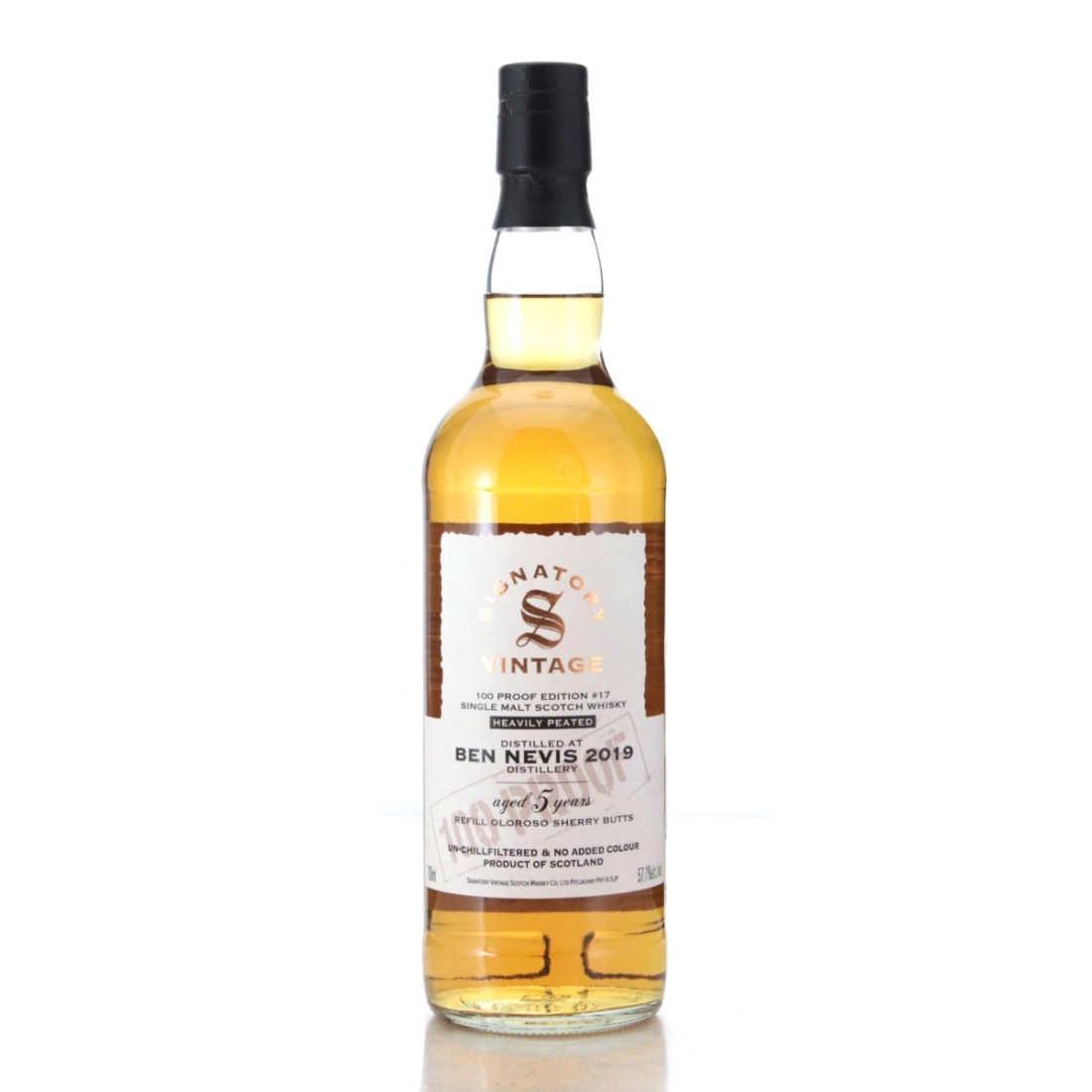 Image for Ben Nevis 2019 Signatory Vintage 5 Year Old Heavily Peated