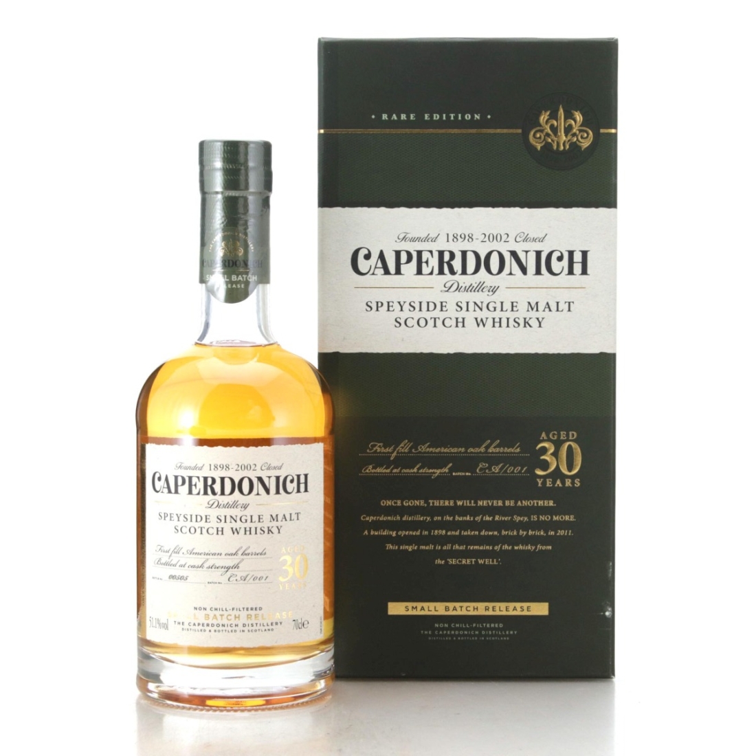 Image for Caperdonich 30 Year Old Batch No.CA/001