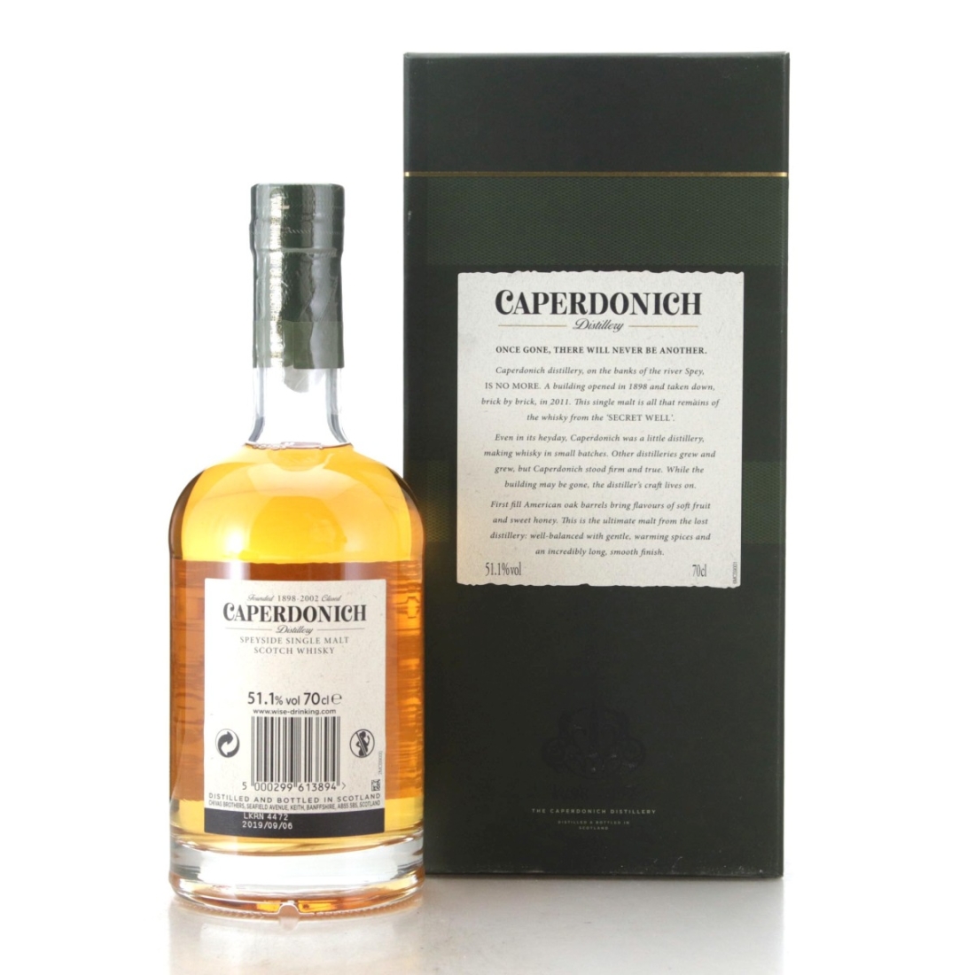 Image for Caperdonich 30 Year Old Batch No.CA/001