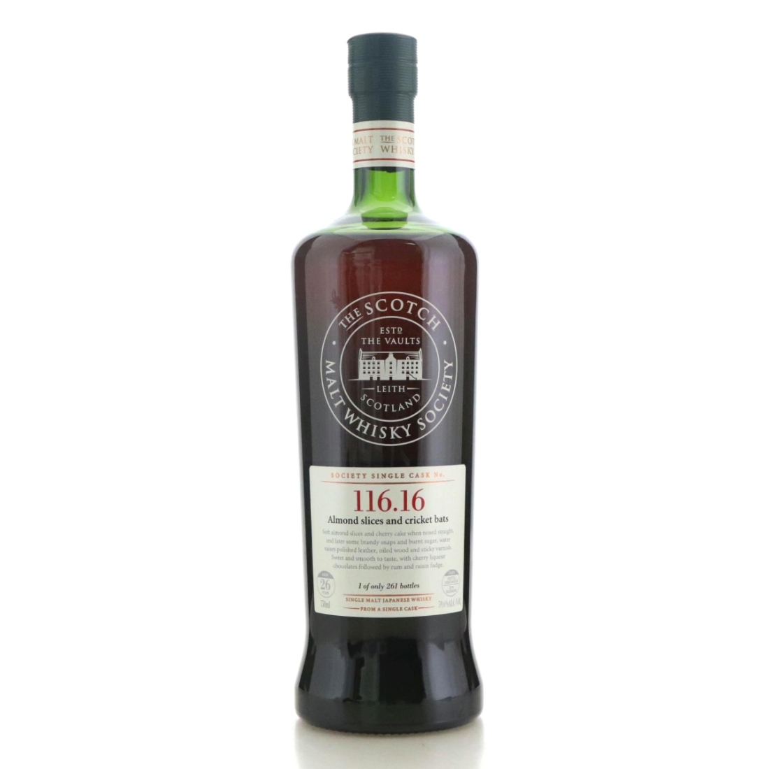 Image for Yoichi SMWS 26 Year Old 116.16 - Almond slices and cricket bats