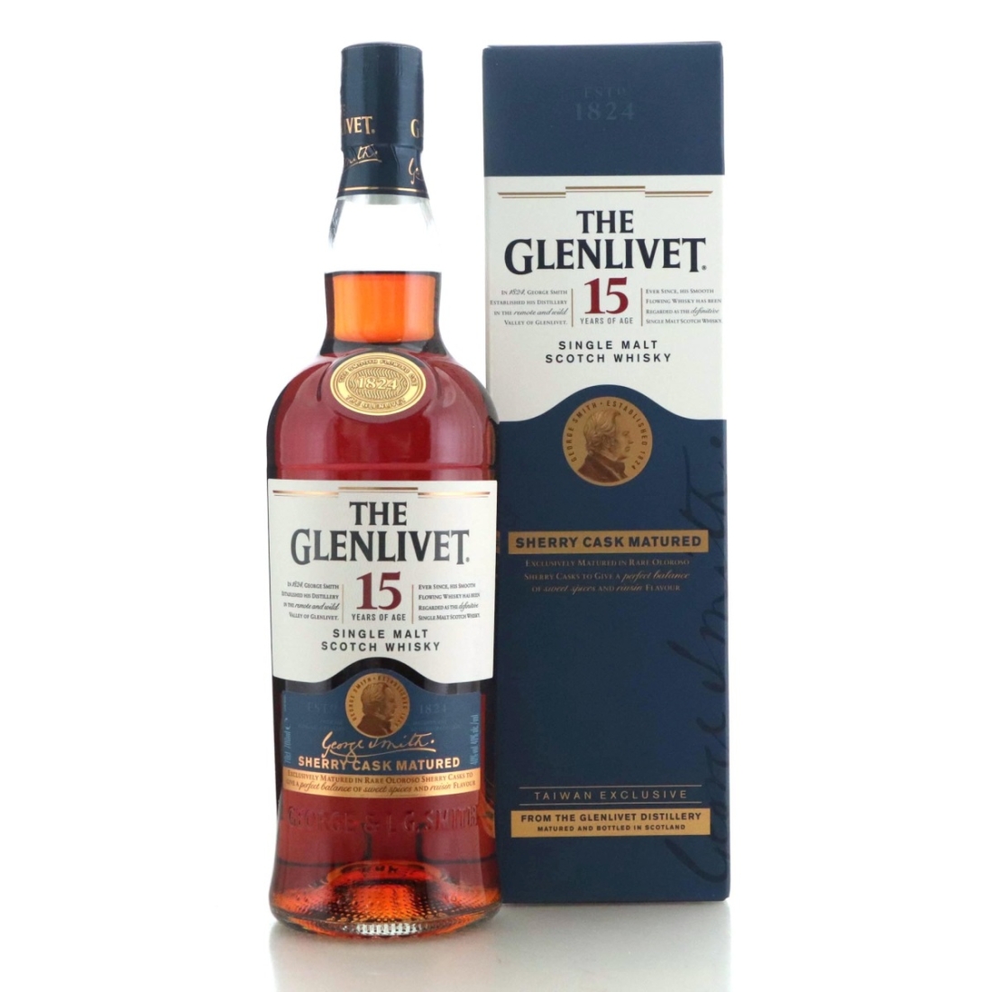 Image for Glenlivet 15 Year Old Sherry Cask / Taiwan