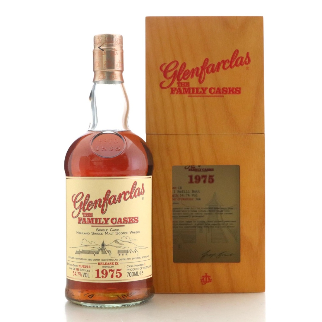Image for Glenfarclas 1975 Family Cask #1 / Release IX