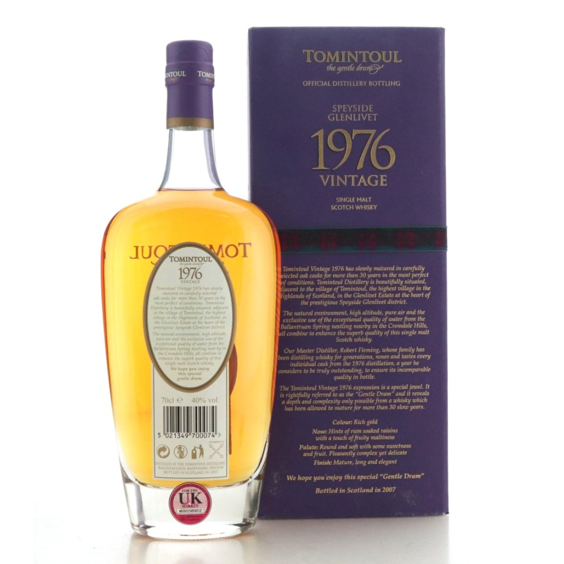 Image for Tomintoul 1976 Vintage