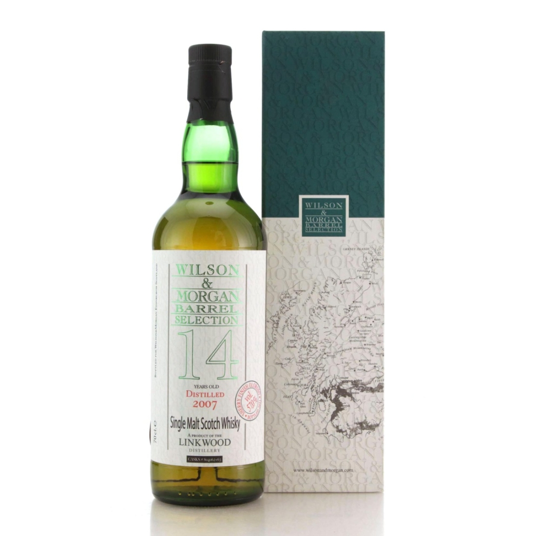 Image for Linkwood 2007 Wilson & Morgan Barrel Selection 14 Year Old
