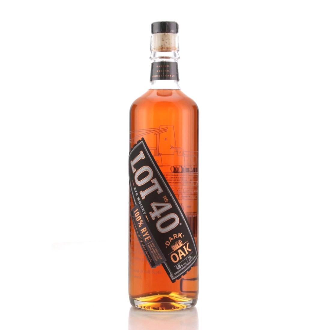 Lot No 40 Dark Oak Canadian Rye Whiskey