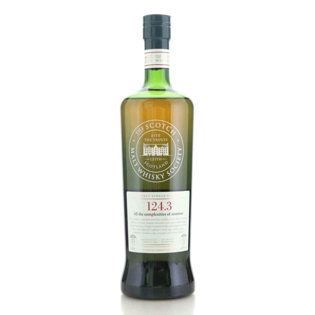 Image for Miyagikyo 1999 SMWS 13 Year Old 124.3 - All the complexities of summer