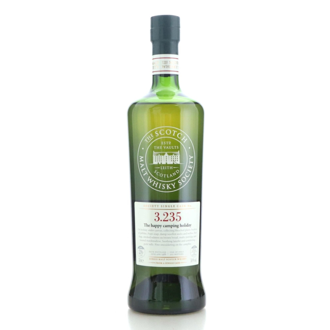 Image for Bowmore 1988 SMWS 26 Year Old 3.235 - The happy camping holiday