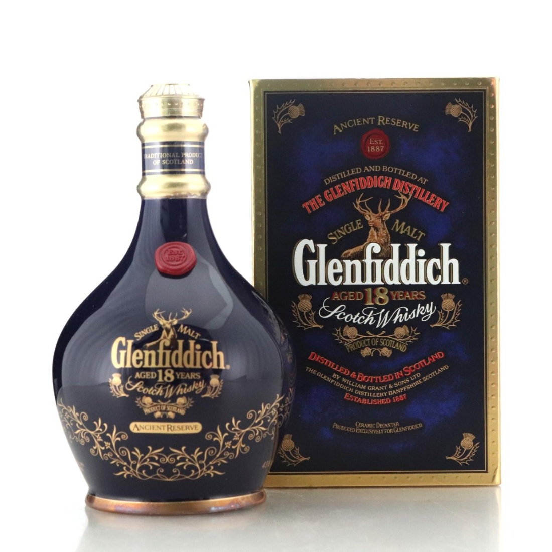 Image for Glenfiddich 18 Year Old Ancient Reserve Decanter pre-2007