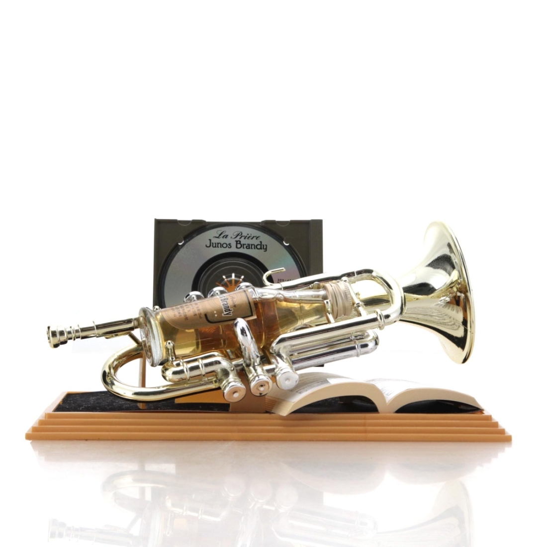 Image for Junos Brandy Miniature / Trumpet and CD Set