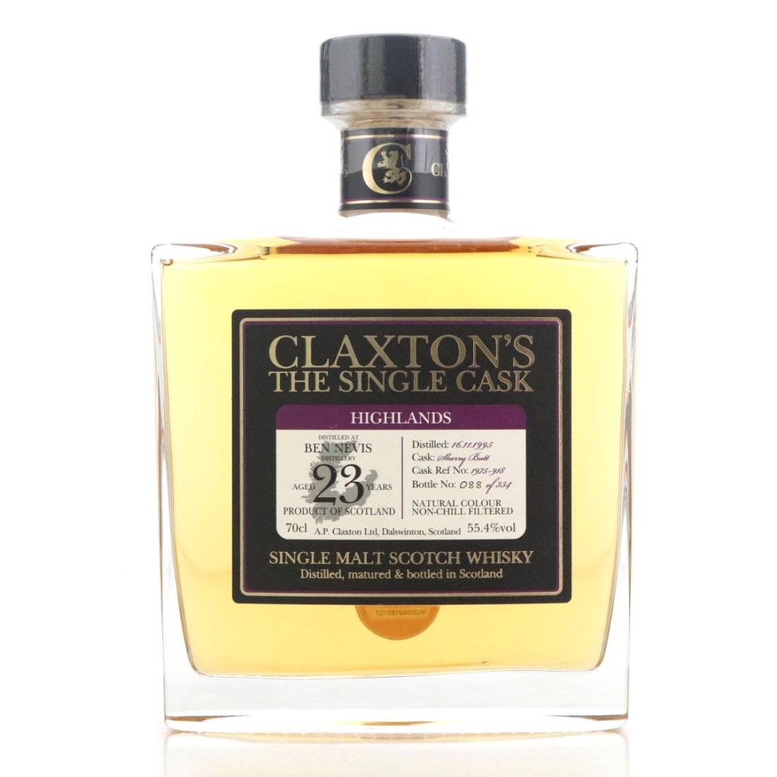 Image for Ben Nevis 1995 Claxton's The Single Cask 23 Year Old