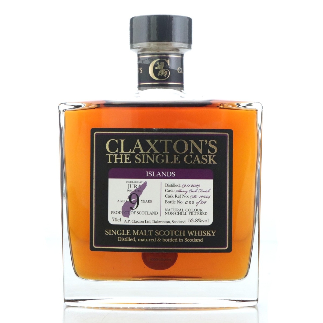 Image for Jura 2009 Claxton's The Single Cask 9 Year Old
