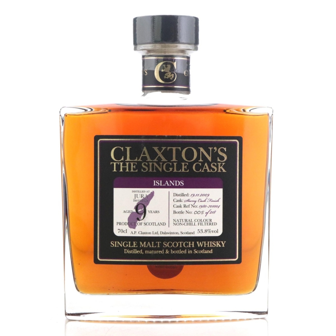 Image for Jura 2009 Claxton's The Single Cask 9 Year Old