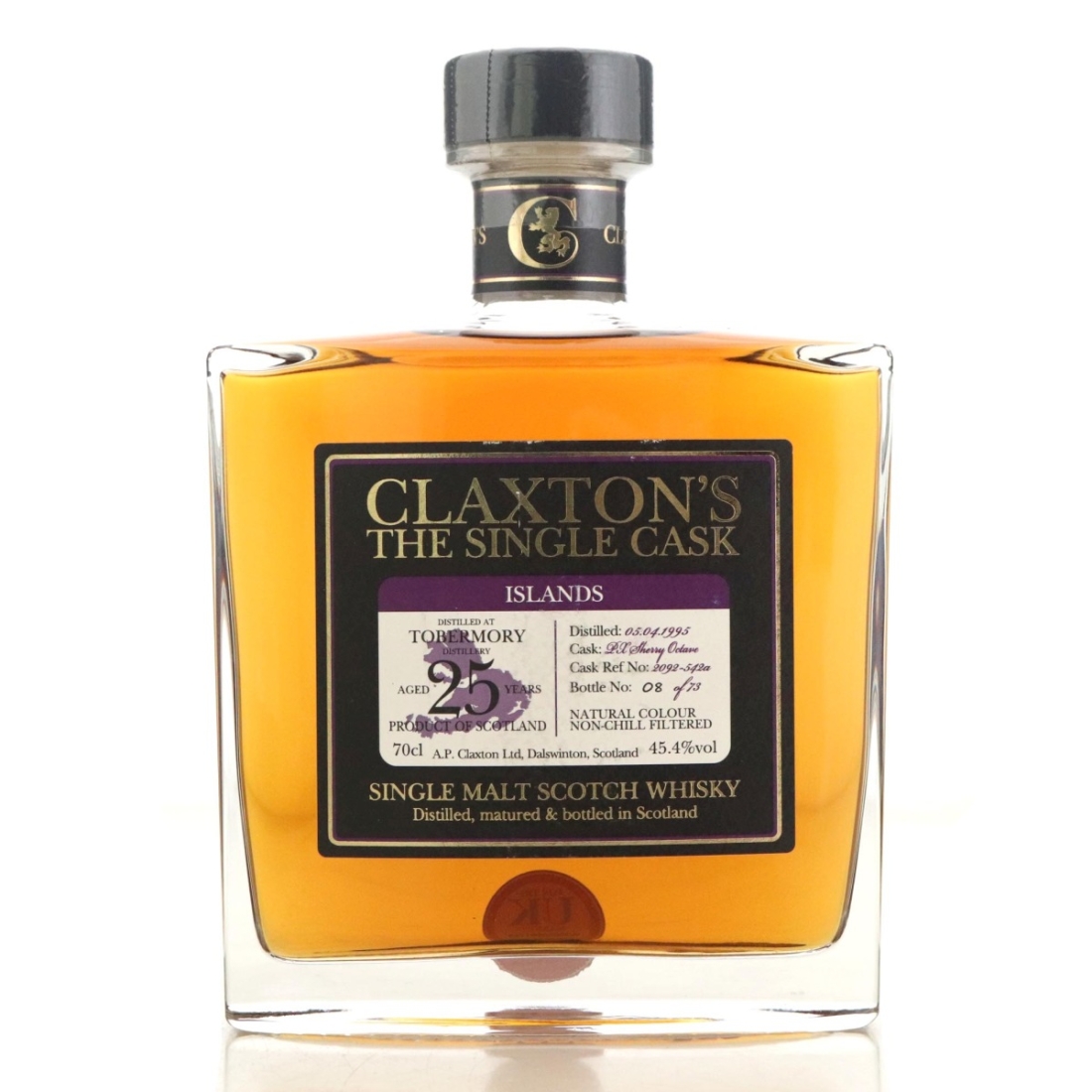Image for Tobermory 1995 Claxton's The Single Cask 25 Year Old