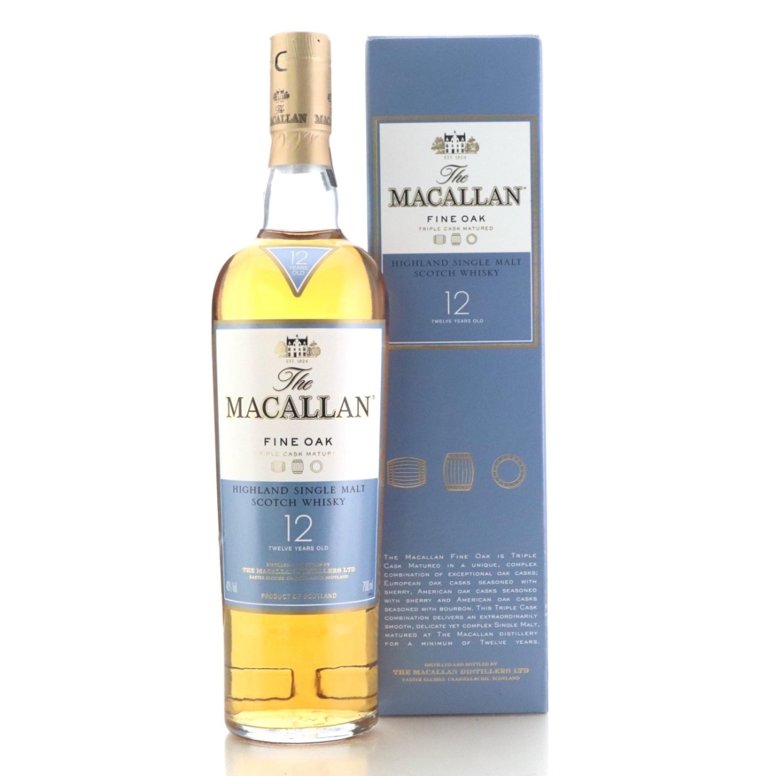 Image for Macallan Fine Oak 12 Year Old