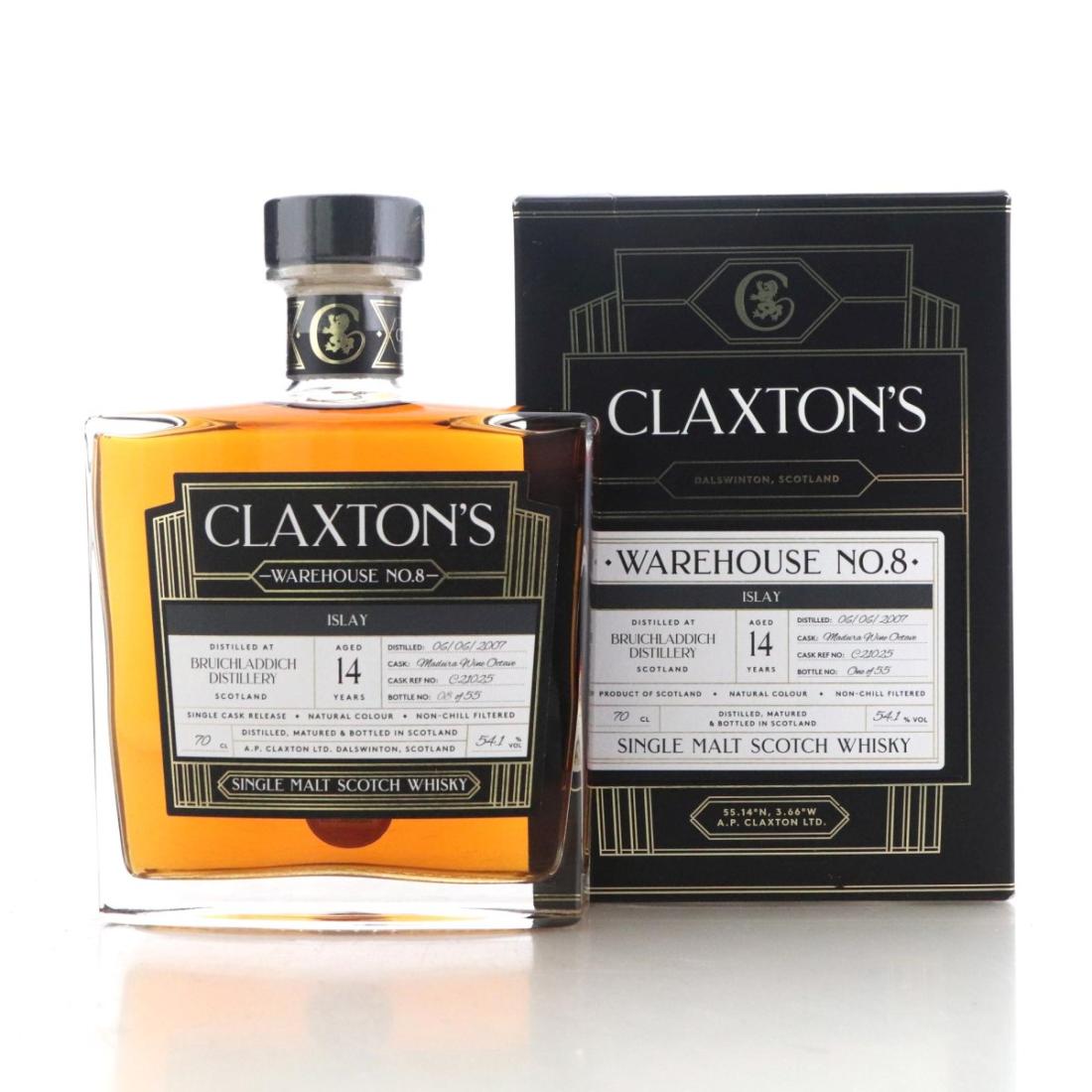 Bruichladdich 2007 Claxtons Warehouse No8 14 Year Old