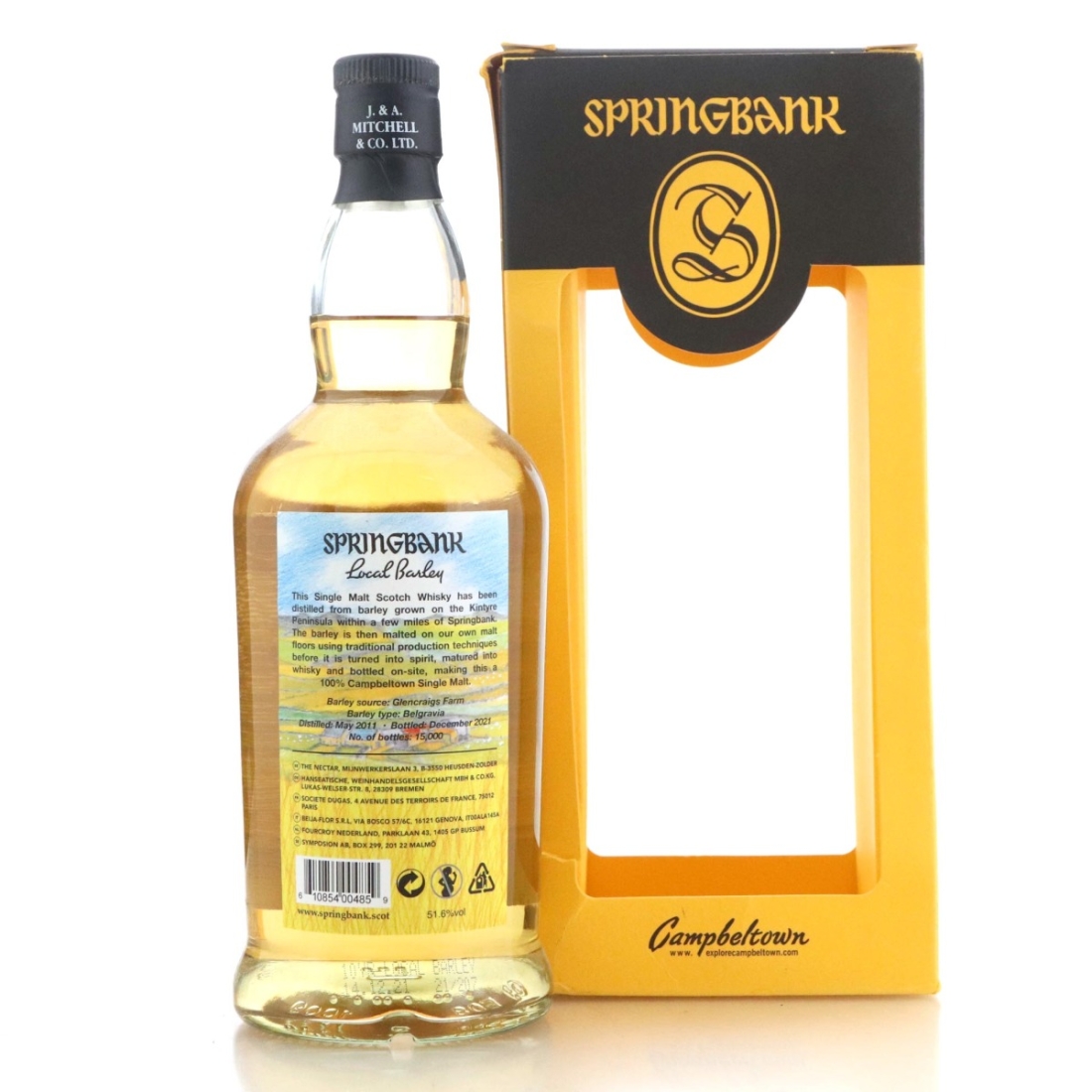 Image for Springbank 2011 Local Barley 10 Year Old