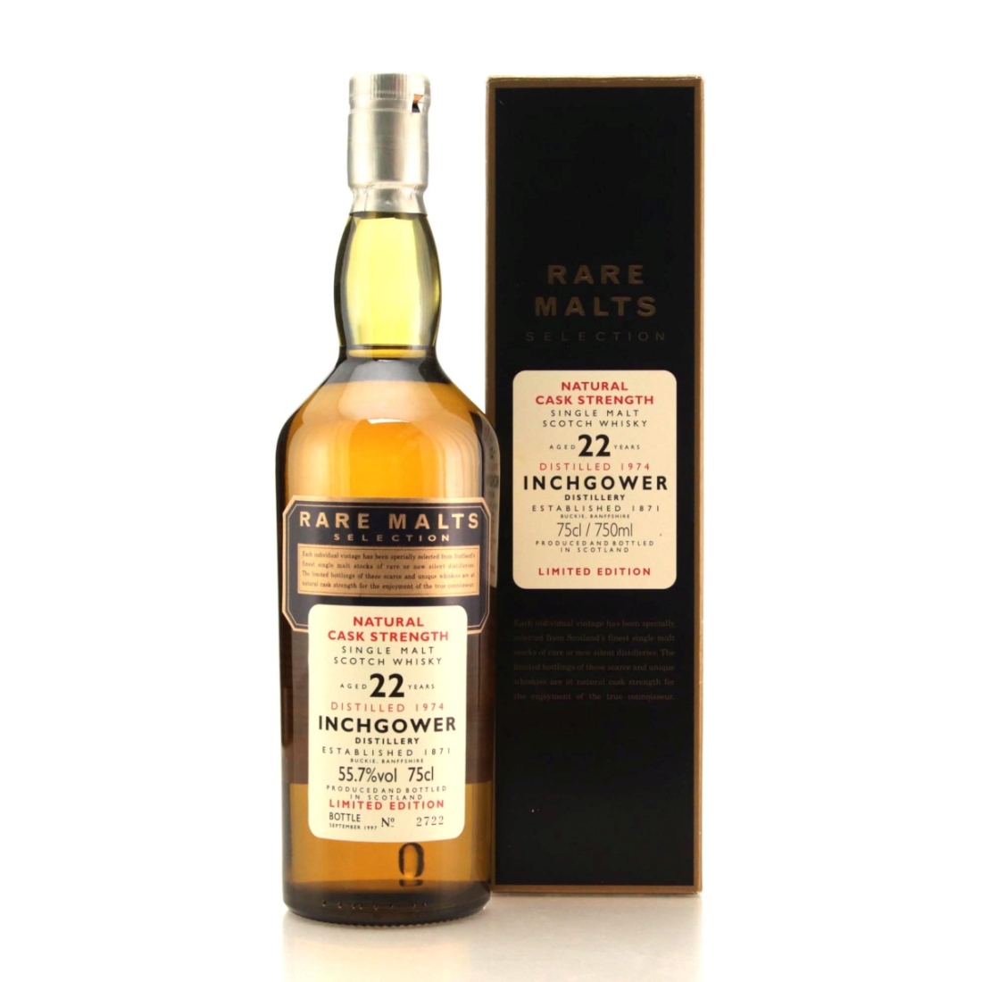 Image for Inchgower 1974 Rare Malts Selection 22 Year Old 75cl - 55.7%