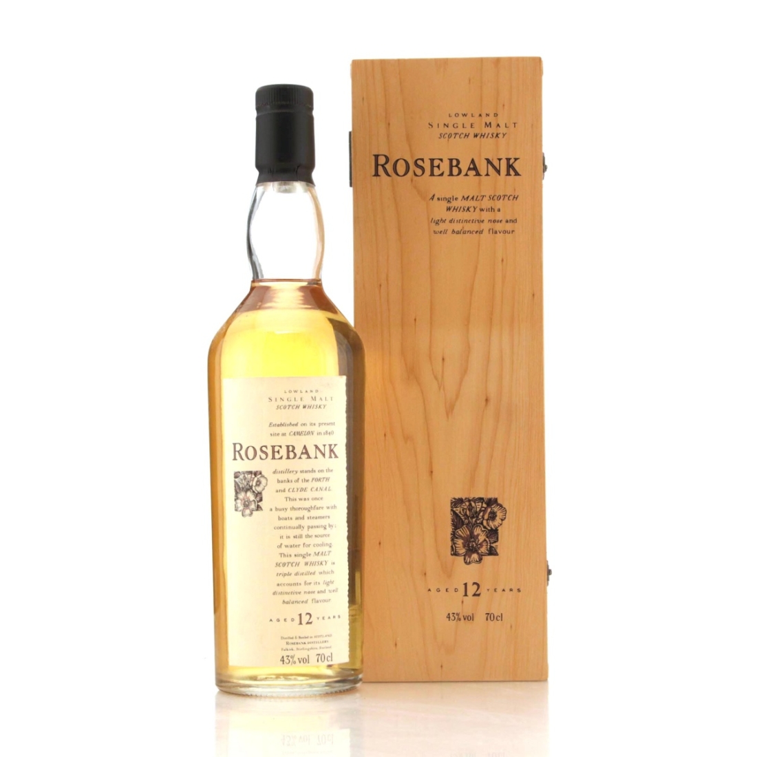 Image for Rosebank Flora & Fauna 12 Year Old - Wooden Box