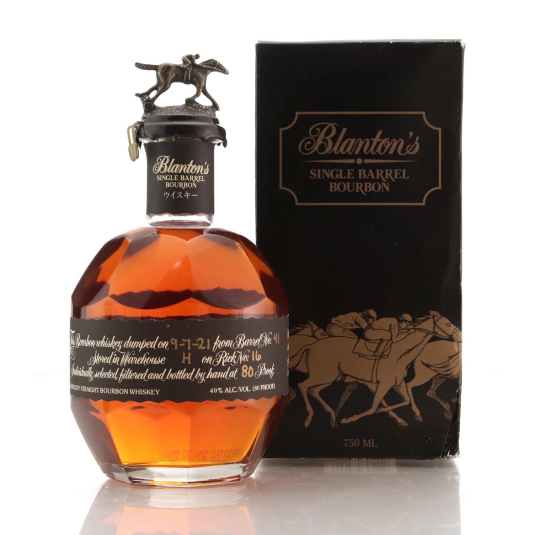 Image for Blanton's Single Barrel Bourbon - Black Takara