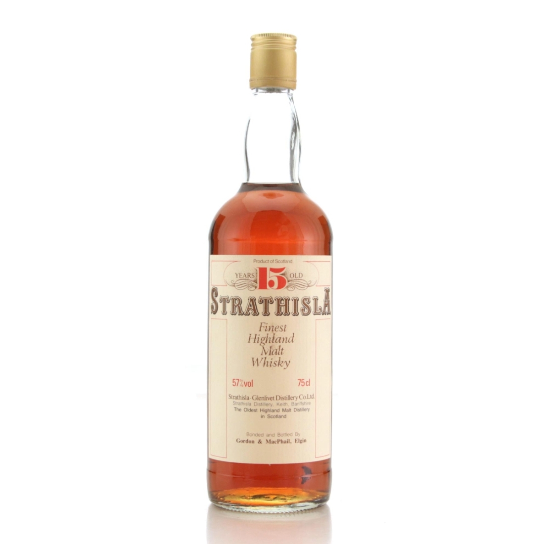 Image for Strathisla 15 Year Old Gordon and MacPhail 57% 1980s