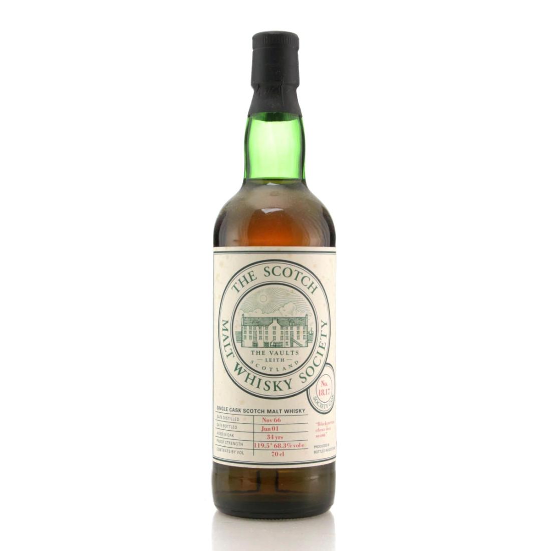 Inchgower 1966 Smws 34 1817 Blackcurrant Chews In A Sauna