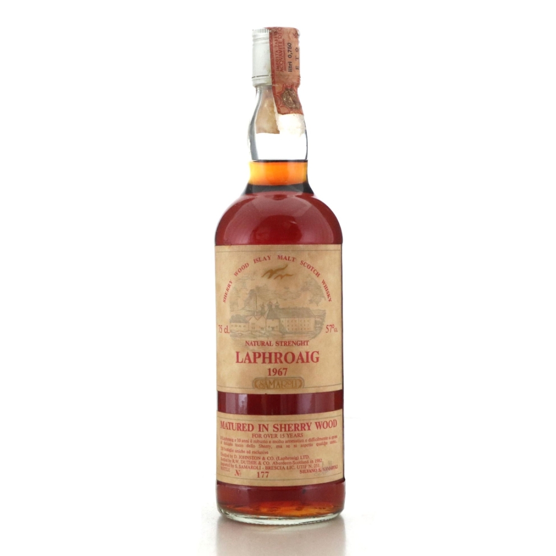 Image for Laphroaig 1967 Matured in Sherry Wood 15 Year Old