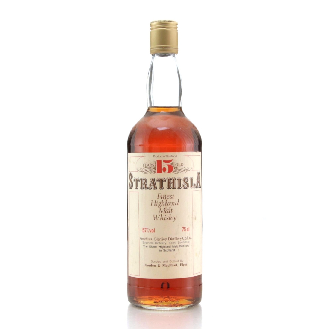 Image for Strathisla 15 Year Old Gordon and MacPhail 57% 1980s