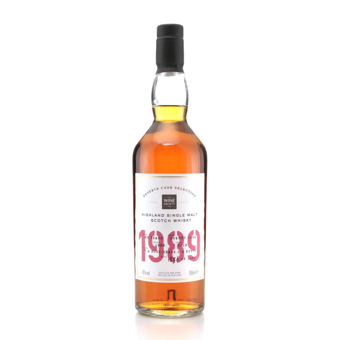 Reserve Cask Selection 1989 30 Year Old Highland Single Malt