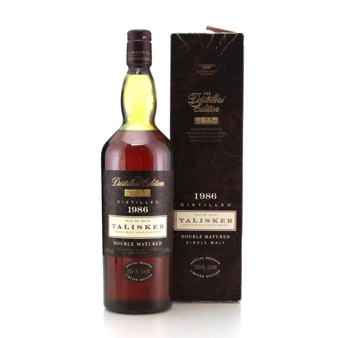 Talisker 1986 Distillers Edition Tds 5am Litre