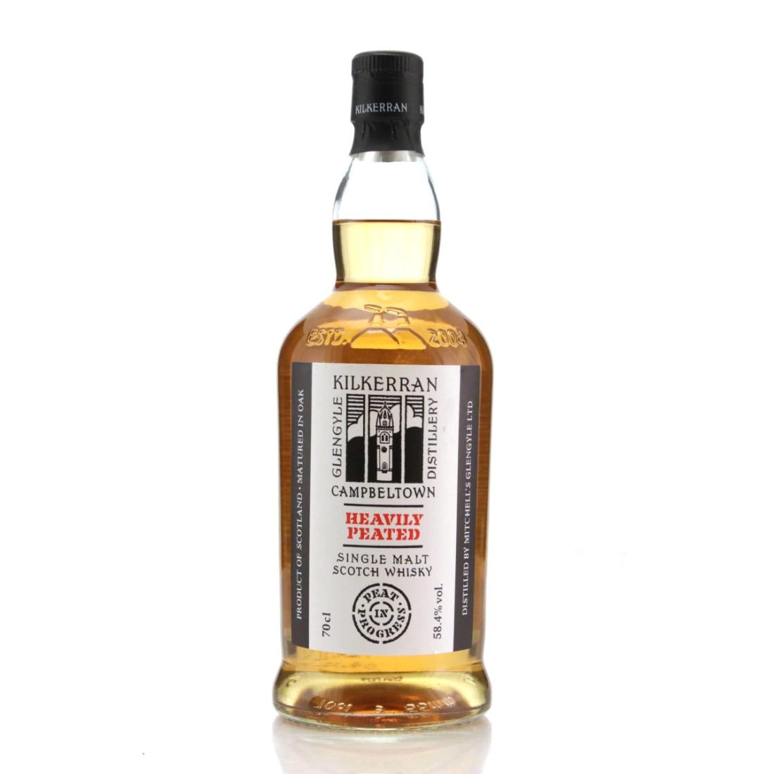Kilkerran Heavily Peated, Bourbon & Sherry Cask, Batch No. 12, 2025, 58.4% whisky bottle