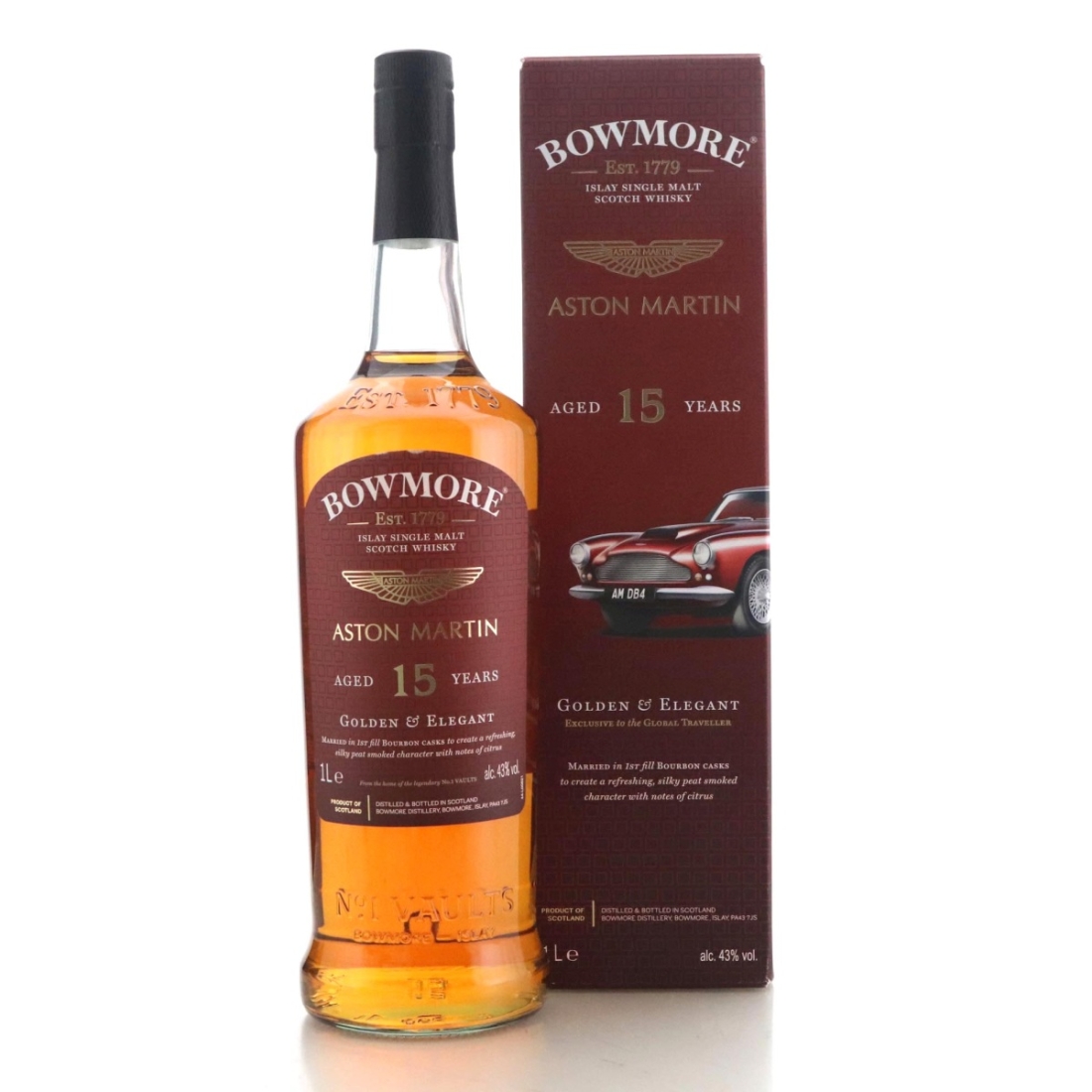 Image for Bowmore 15 Year Old Golden & Elegant Litre - Aston Martin Edition 8