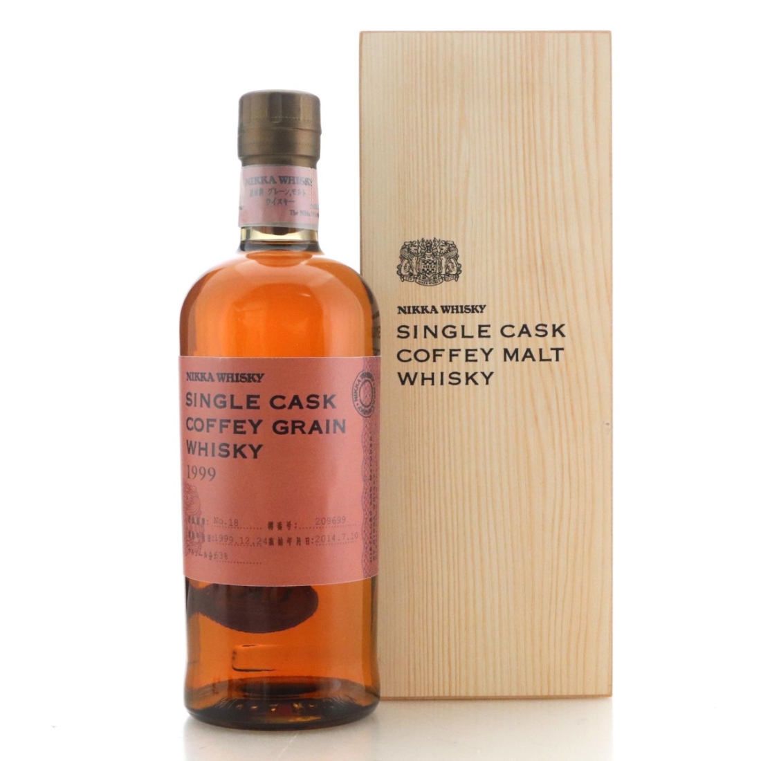 Image for Nikka Coffey Grain 1999 Single Cask #209699